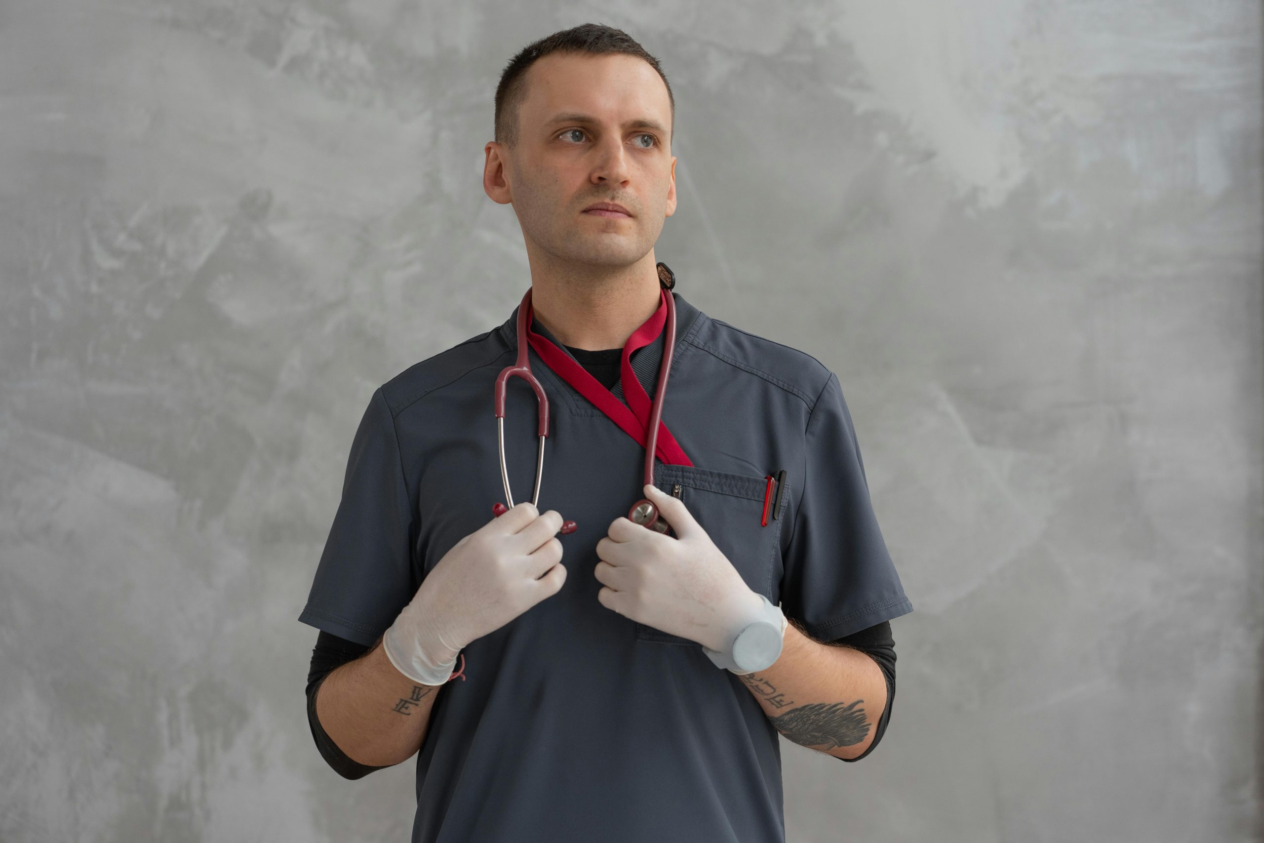 Professional healthcare provider wearing scrubs and a stethoscope, representing Privacy Policy compliance, Medical Office Expansion Financing, Clinic Growth Financing, Healthcare Business Funding, and Medical Equipment Financing solutions for physicians, clinics, hospitals, and healthcare practices seeking capital for expansion, equipment purchases, and operational growth.